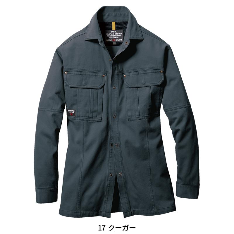 BURTLE 長袖シャツ 作業服 秋冬用 メンズ 8035 バートル 作業着 M-5L | BURTLE | 04