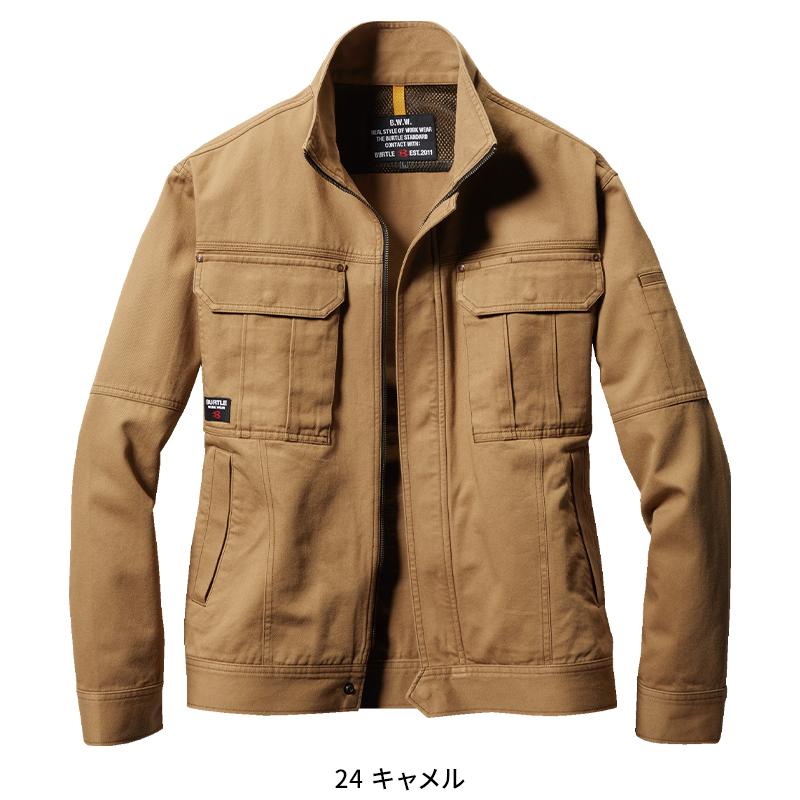 バートル 作業着 作業服  春夏 8091 長袖 ジャケット ブルゾン BURTLE メンズ レディース S-5L | BURTLE | 05