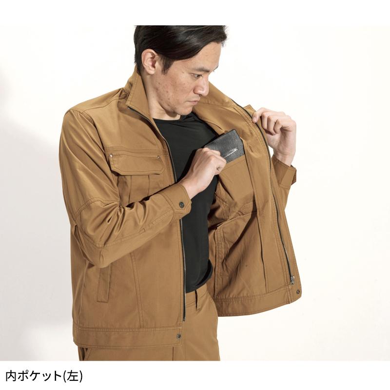 バートル 作業着 作業服  春夏 8091 長袖 ジャケット ブルゾン BURTLE メンズ レディース S-5L | BURTLE | 08