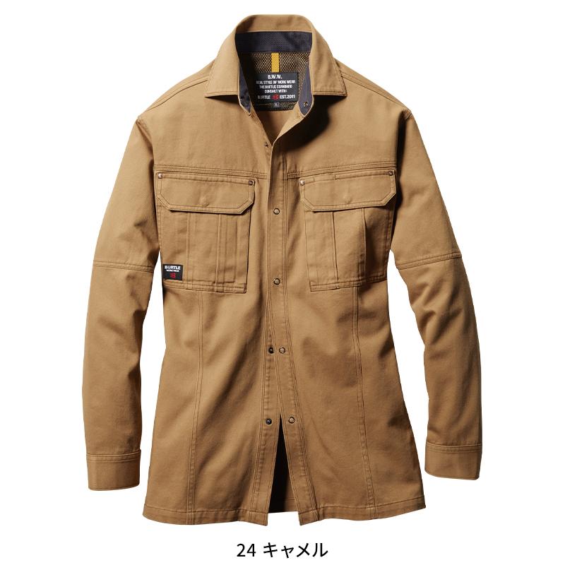BURTLE 長袖シャツ 作業服 春夏用 メンズ 8093 バートル 作業着 S-5L | BURTLE | 05