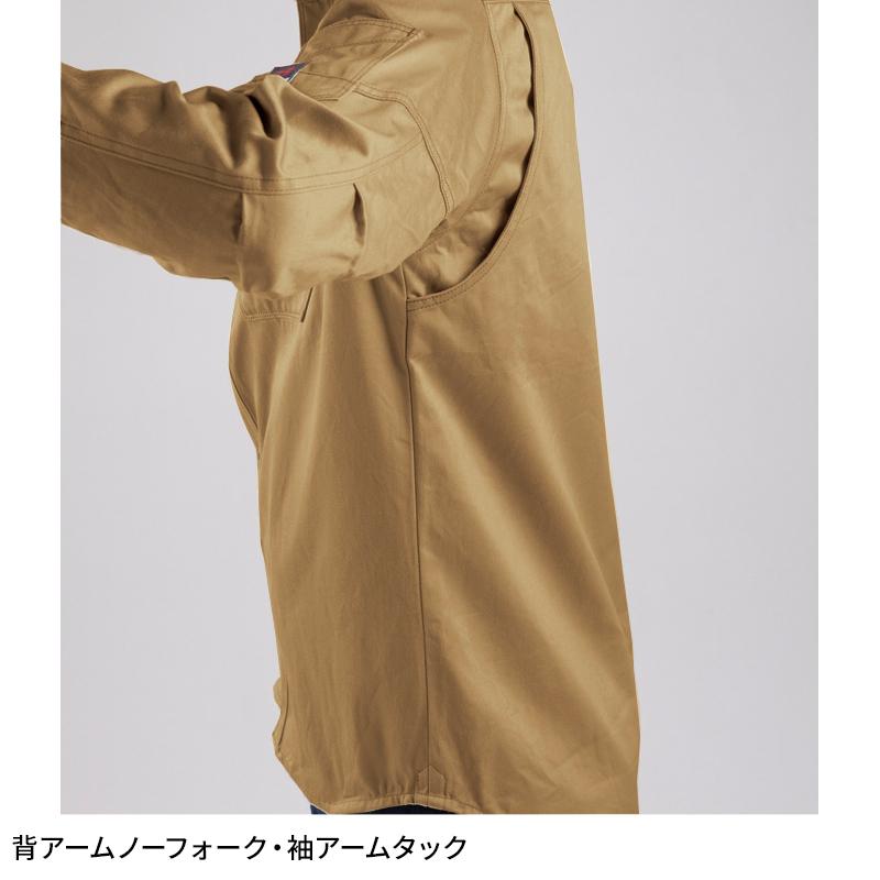 BURTLE 長袖シャツ(ユニセックス) 作業服 秋冬用 男女兼用 8105 バートル 作業着 SS-5L | BURTLE | 05