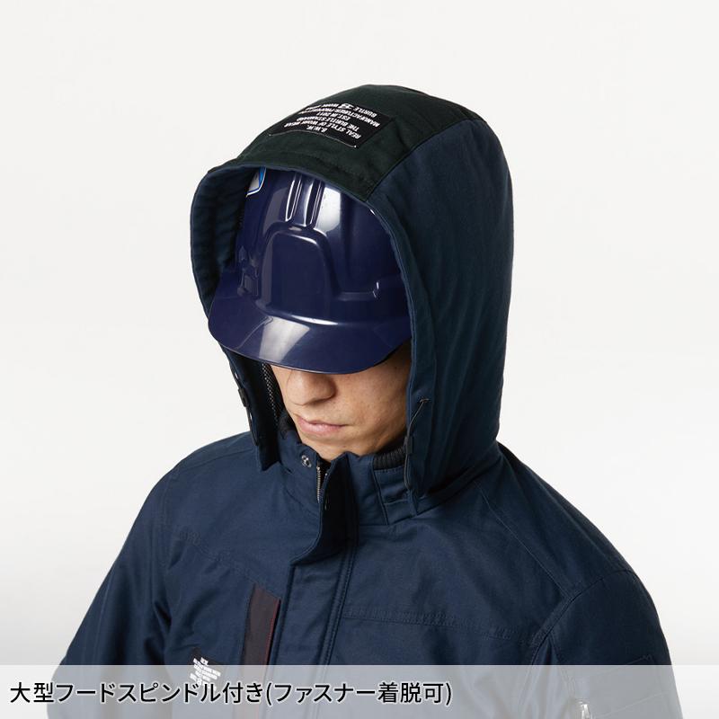 BURTLE 防寒ジャケット(大型フード付)(ユニセックス) 防寒着 男女兼用 8210 バートル 作業服 作業着 S-3XL | BURTLE | 09