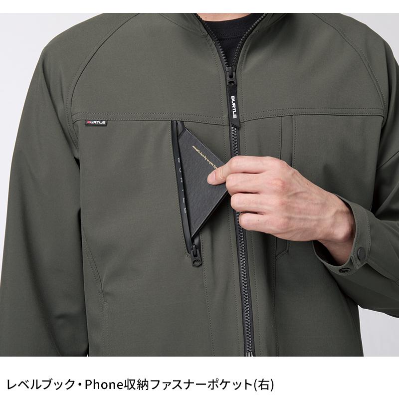 バートル 831 作業服 作業着 BURTLE 長袖ジャケット 秋冬用 男女兼用 S-3XL【2025秋冬新作】 | BURTLE | 05