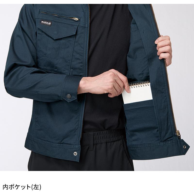 バートル 841 作業服 作業着 BURTLE 長袖ジャケット 秋冬用 男女兼用 S-3XL【2025秋冬新作】 | BURTLE | 08