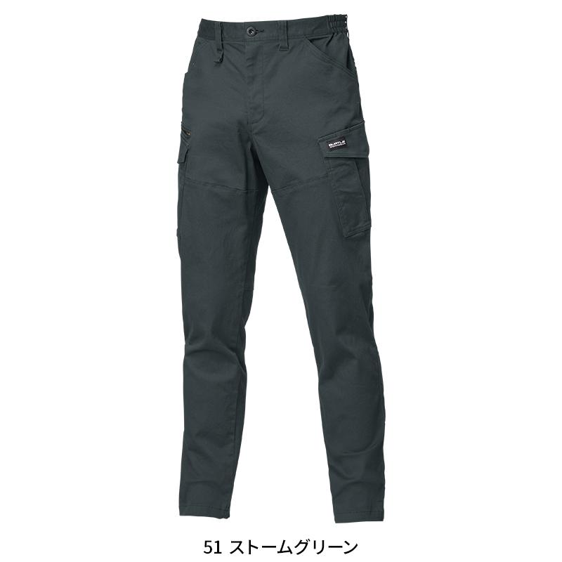 バートル 842 作業ズボン 作業服 作業着 BURTLE カーゴパンツ 秋冬用 男女兼用 S-3XL【2025秋冬新作】 | BURTLE | 04