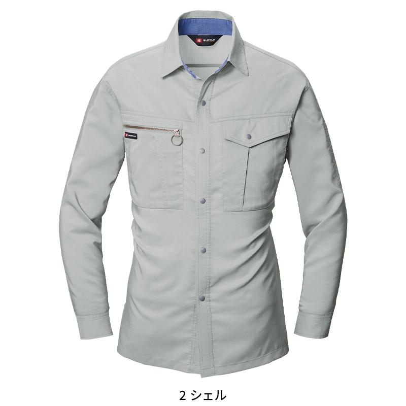 BURTLE 長袖シャツ 作業服 春夏用 メンズ 9023 バートル 作業着 S-5L | BURTLE | 03