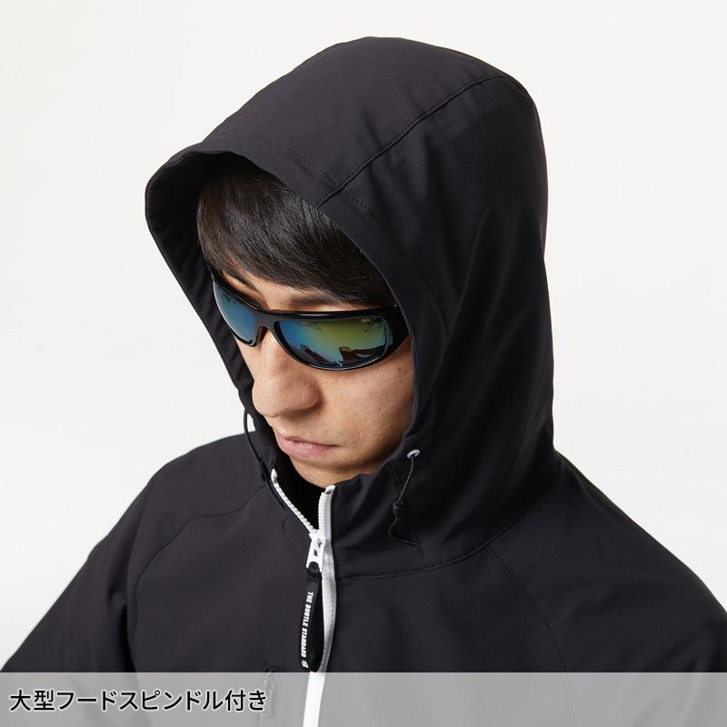 バートル 作業着 作業服 春夏 9515 フーディジャケット 長袖 ストレッチ 吸汗速乾 軽量 帯電防止 S-3XL | BURTLE | 08