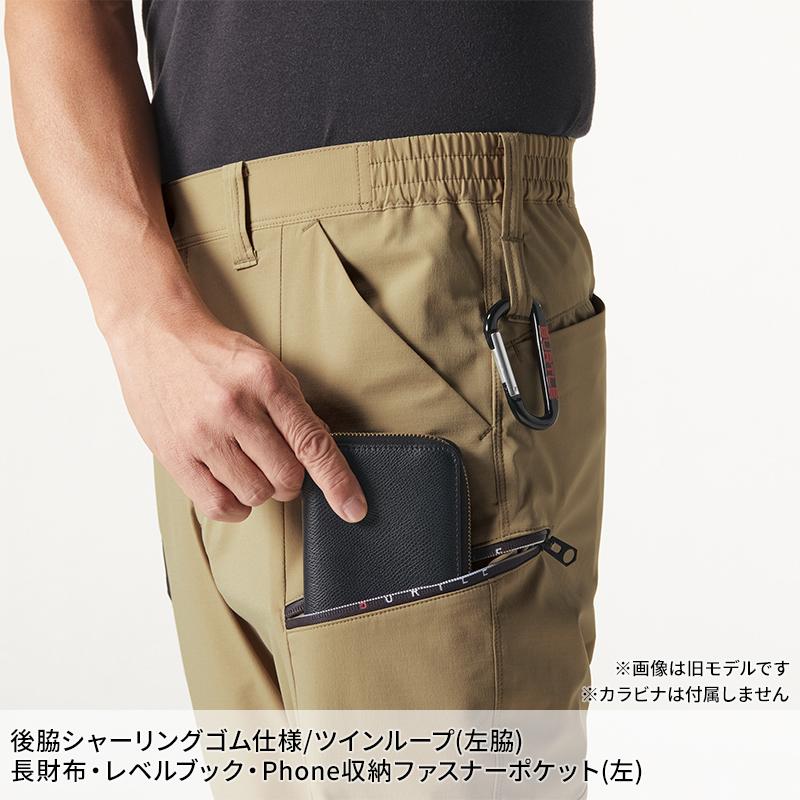 作業ズボン バートル 作業着 夏用 9707 ショートカーゴパンツ(ユニセックス) S-6L BURTLE | BURTLE | 11