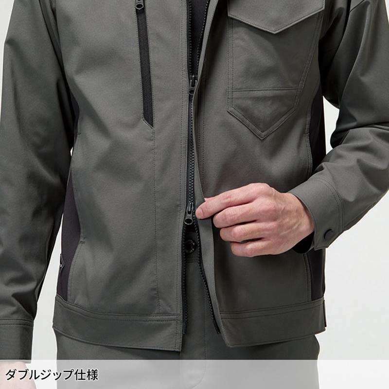 バートル 2026 春夏新作 9721 長袖ジャケット ユニセックス エコ制電 吸汗速乾 ストレッチ JIS-T8118規格適合  S-5L | BURTLE | 13