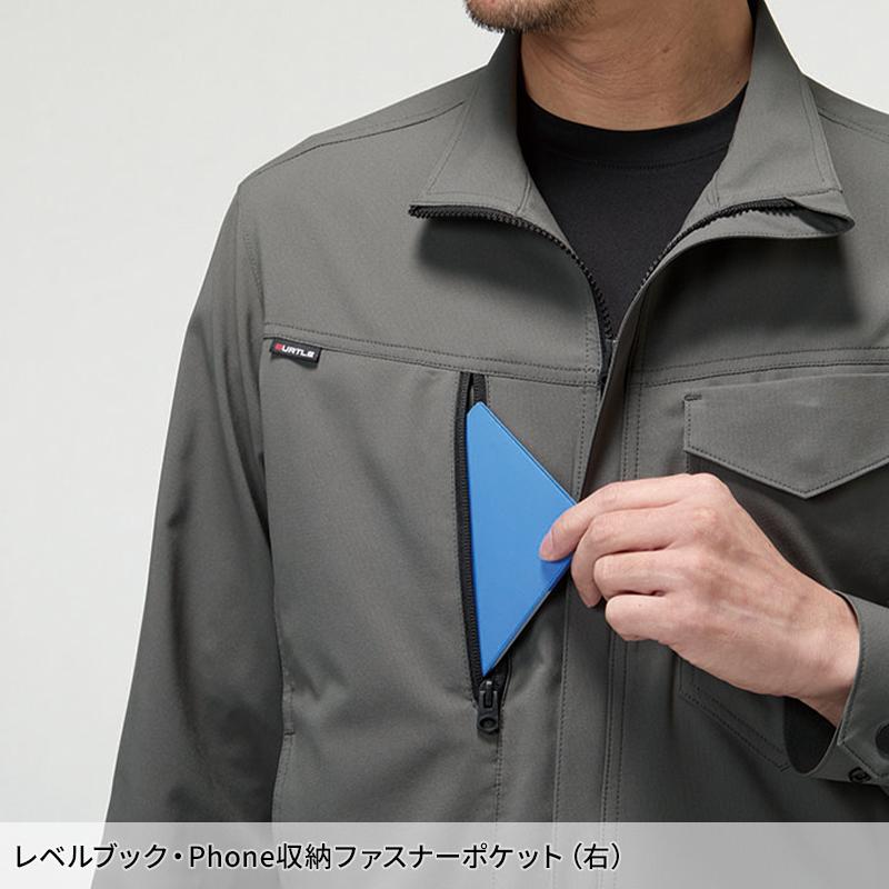 バートル 2026 春夏新作 9721 長袖ジャケット ユニセックス エコ制電 吸汗速乾 ストレッチ JIS-T8118規格適合  S-5L | BURTLE | 07
