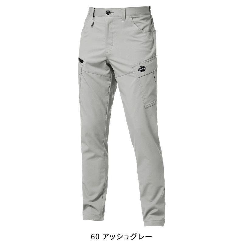 バートル 2026 春夏新作 9722 カーゴパンツ ユニセックス エコ制電 吸汗速乾 ストレッチ JIS-T8118規格適合 S-6L | BURTLE | 04