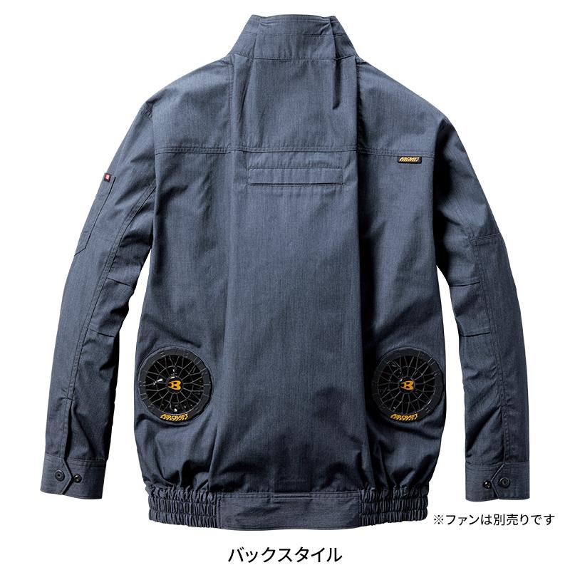 バートル 空調作業服 長袖 AC7141 ハイバック ウェア単品 熱中症対策 SS-5L【2025春夏新作】 | BURTLE | 13