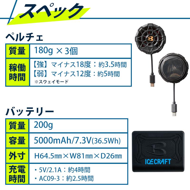 BURTLE（バートル） ペルチェベスト IC101S ベスト&ペルチェデバイス