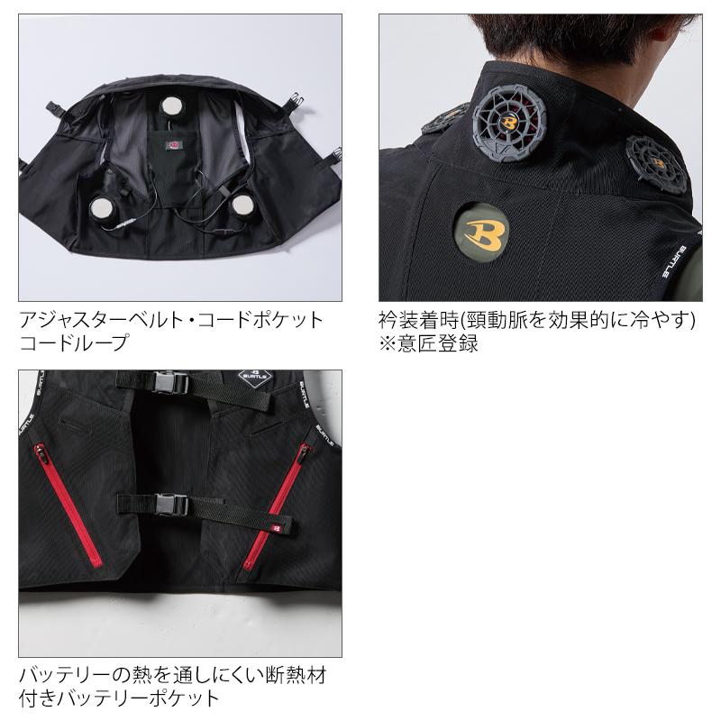 BURTLE（バートル） ペルチェベスト セット(ベスト&ペルチェデバイス