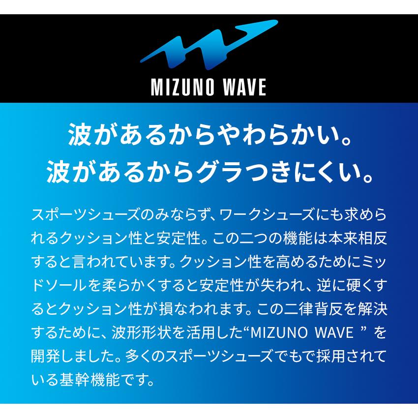 MIZUNO 安全靴・安全スニーカー 紐 ローカット おしゃれ 耐油 耐滑 メンズ f1ga2400 ミズノ 限定カラー ALMIGHTY HWII 11L 24.5-29cm｜sunwork｜07