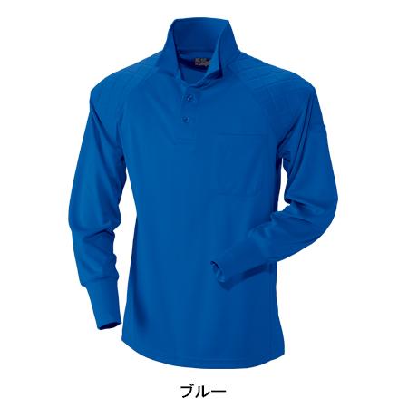 作業服 長袖ポロシャツ 村上被服240 吸汗速乾 衝撃吸収両肩パットポリエステル100% シンプル オシャレ メンズ | HOOH | 03