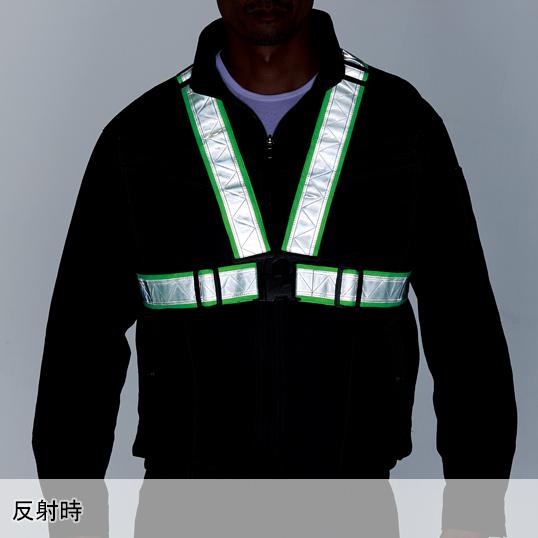 春夏・秋冬兼用 オールシーズン素材 作業服・作業用品 ショート丈反射ベスト メンズ 村上被服鳳皇 HOOH 321 2019新作 | HOOH | 06