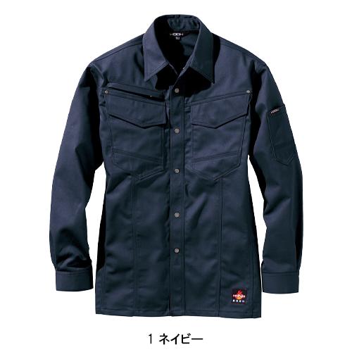春夏・秋冬兼用（オールシーズン素材） 作業服・作業用品 難燃 長袖シャツ メンズ 鳳皇 HOOH 4207 | HOOH | 02