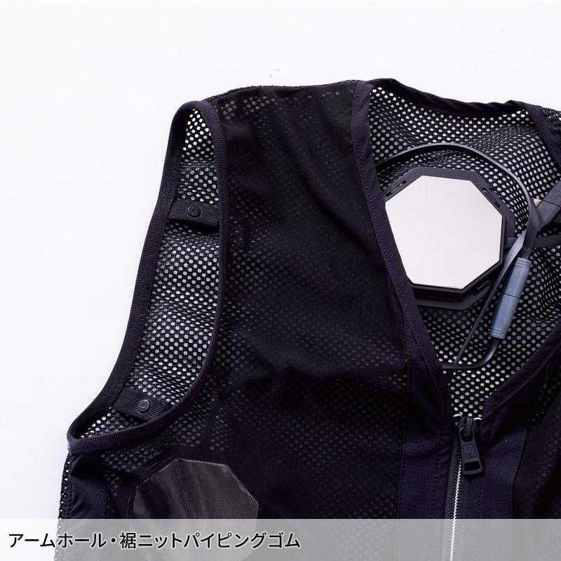 【2025春夏新作】 鳳皇 HOOH ペルチェベスト(八角形)(単品) 作業服 春夏用 熱中症対策 P339 村上被服 作業着 M-8L | HOOH | 06