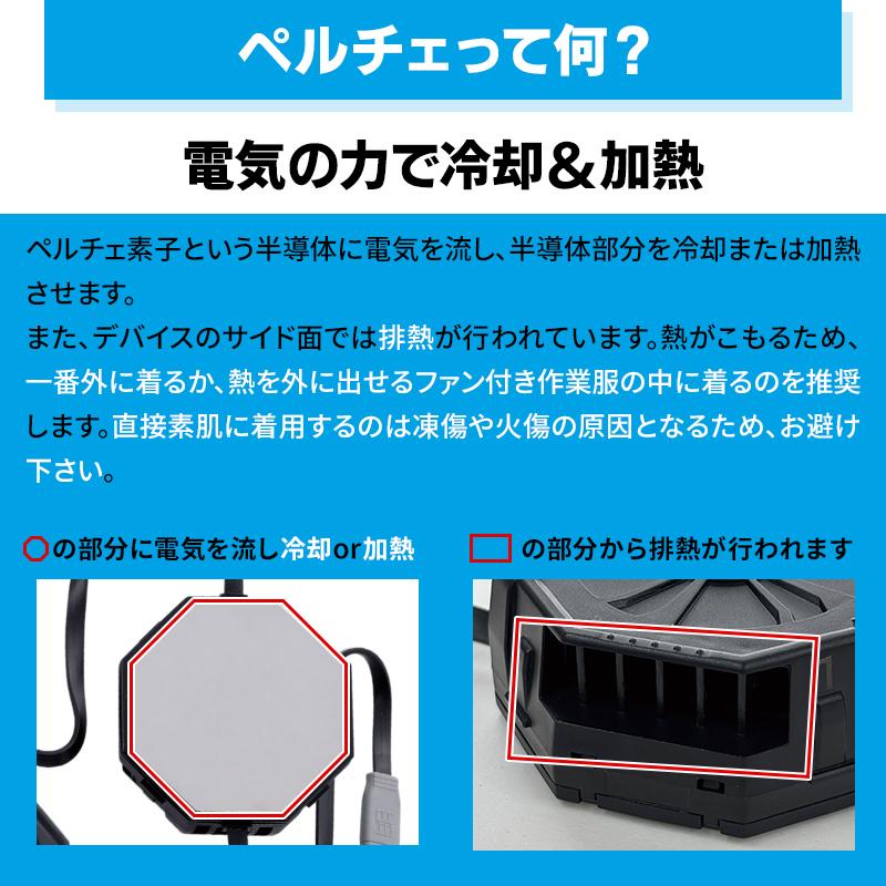 HOOH（鳳皇） ペルチェベスト セット(ベスト&ペルチェデバイス八角形