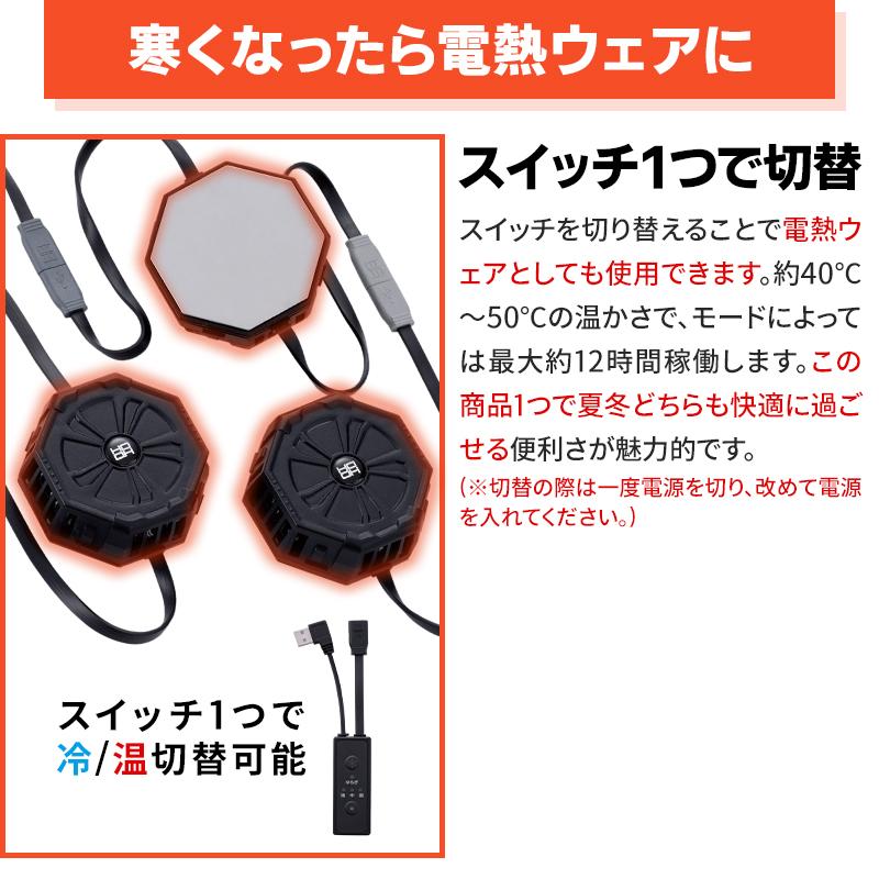 HOOH（鳳皇） ペルチェベスト セット(ベスト&ペルチェデバイス八角形
