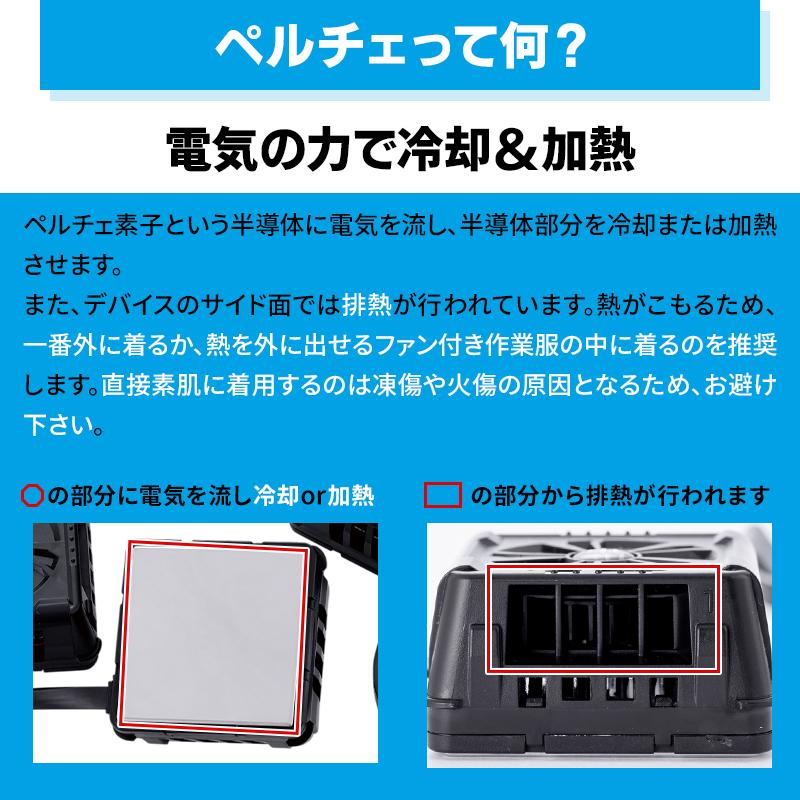 HOOH（鳳皇） ペルチェベスト セット(ベスト&ペルチェデバイス四角形