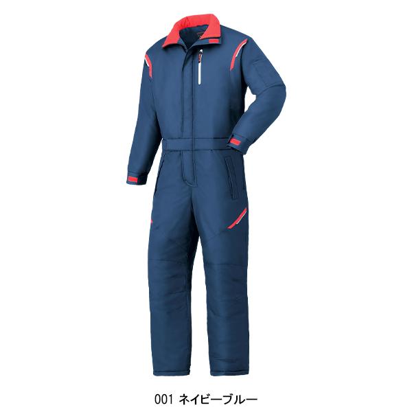 秋冬用 作業服・作業用品 腰割れ式防寒つなぎ服 メンズ 山田辰 オートバイAuto-Bi 590｜sunwork｜03