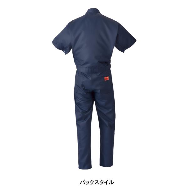 空調服 春夏用 作業服・作業用品 空調服半袖つなぎ服(単品) メンズ 山田辰オートバイAuto-Bi 9821｜sunwork｜12