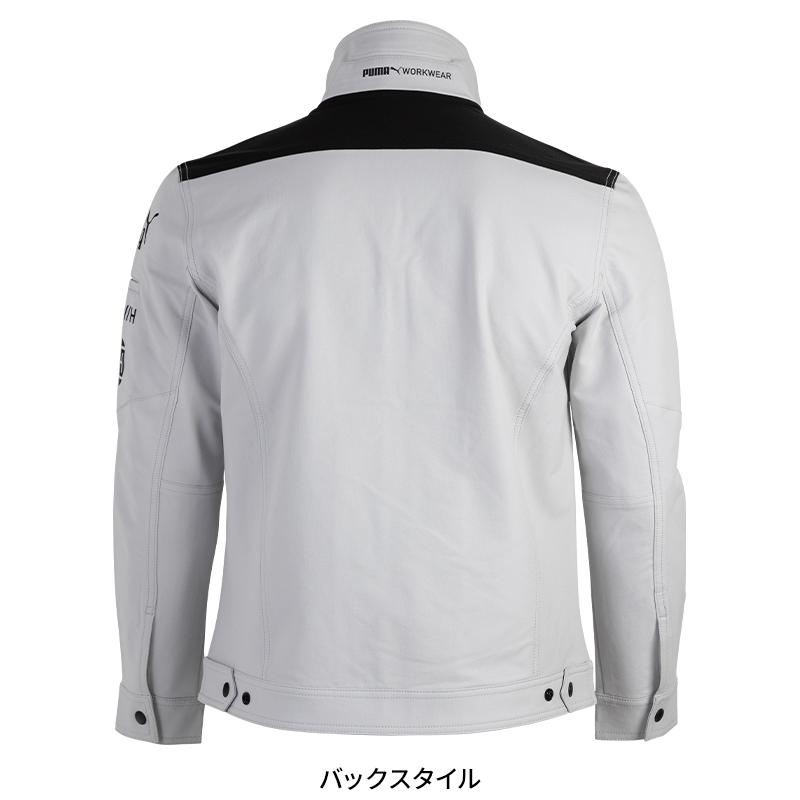 ま*ん様 PUMA ホワイトレザージャケット PUMA（プーマ） ブルゾン アウター ユニセックス セラレーター
