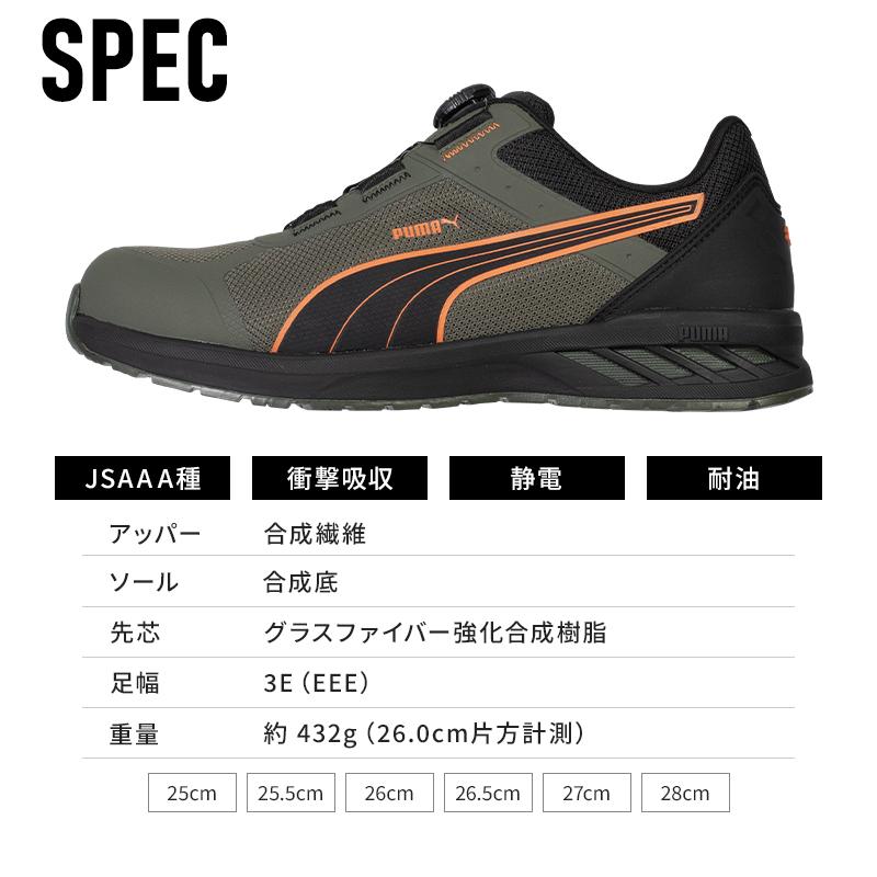 プーマ 安全靴 SPRINT2.0 Low メンズ 28.0 cm 3E プーマ 安全靴 PUMA