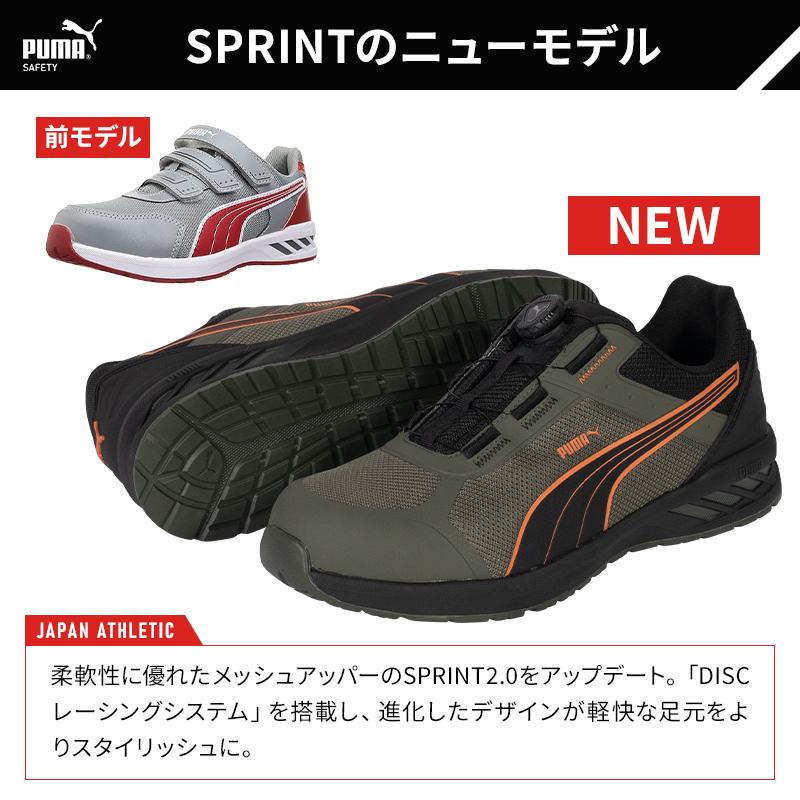PUMA（プーマ） 安全靴 ローカット SPRINT2.1 DISC LOW JSAAA種 衝撃