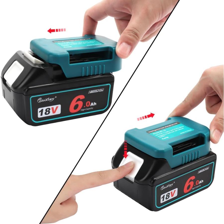 マキタアダプター 充電器アダプター マキタ18Vバッテリー対応 USB