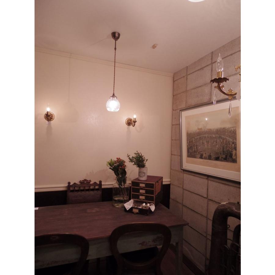 LED電球付き ガラス ペンダントランプ 1灯 FC-091SET サンヨウ