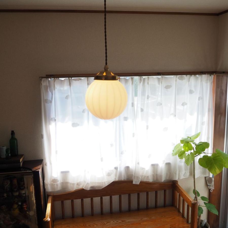 LED電球付き ガラス ペンダントランプ １灯 SUNYOW FC-311SET サンヨウ メーカー直販の画像
