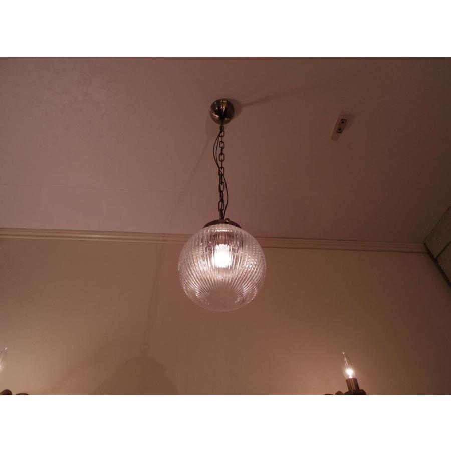 LED電球付き ガラス ペンダントランプ １灯 FC-312SET サンヨウ アンティーク調 メーカー直販の画像