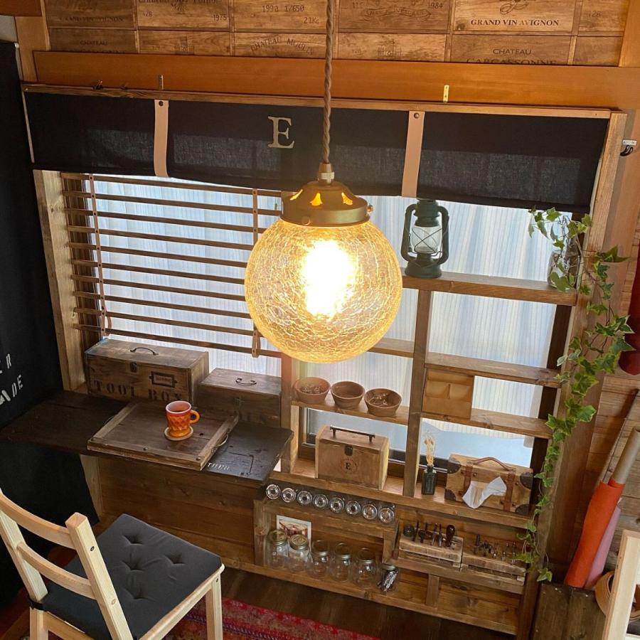 LED電球付き ガラス ペンダントランプ １灯 SUNYOW FC-313SET サンヨウ アンティーク調 人気 メーカー直販の画像