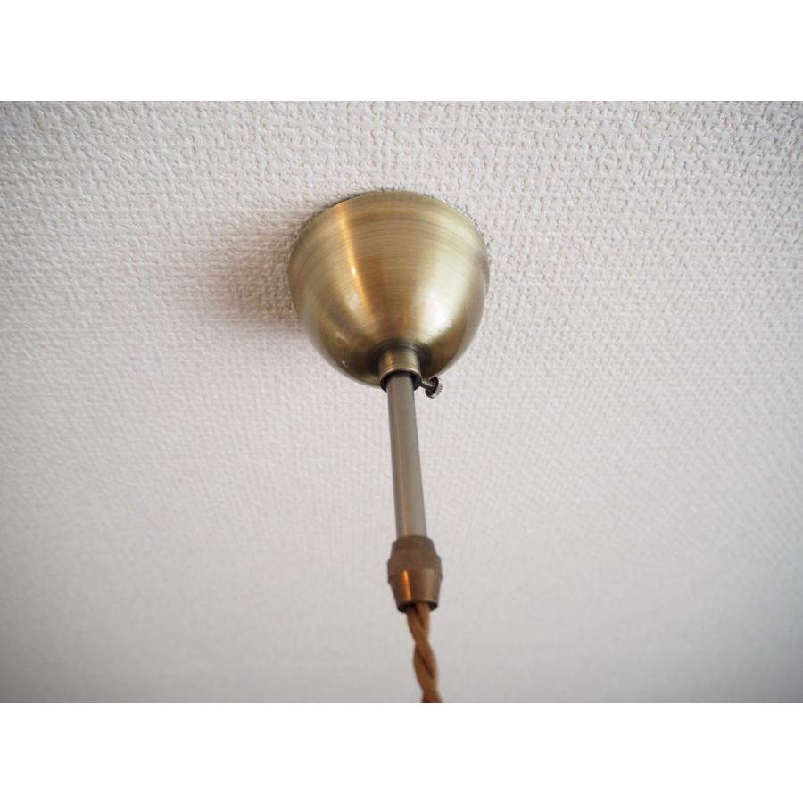 LED電球付き ガラス ペンダントランプ １灯 FC-323SET サンヨウ アンティーク調 擦りガラス メーカー直販の画像