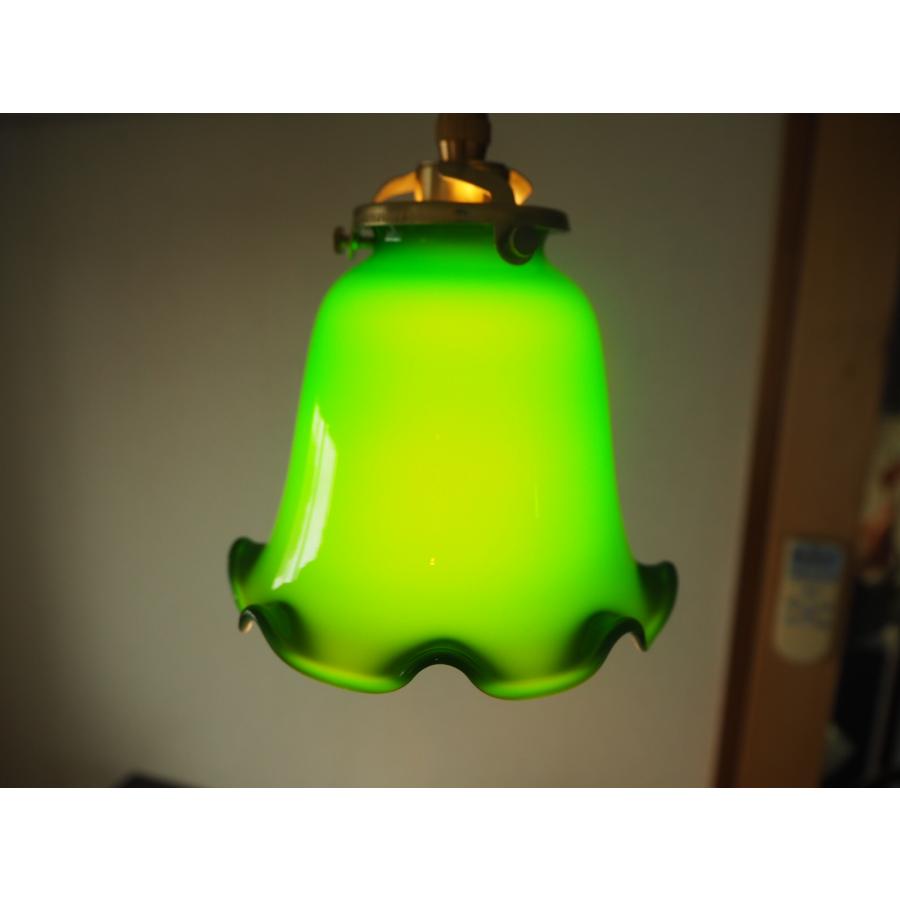 LED電球付き ガラス ペンダントランプ １灯 FC-504SET サンヨウ アンティーク調 メーカー直販の画像