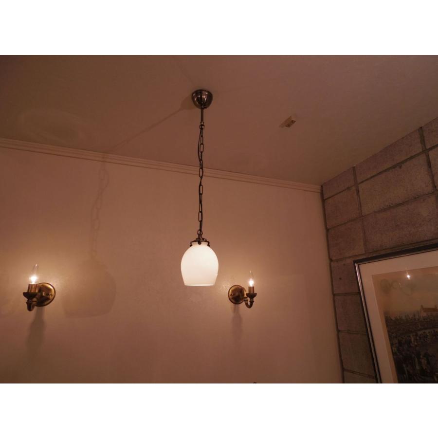 LED電球付き ガラス ペンダントランプ １灯 FC-NTU SET サンヨウ アンティーク調 メーカー直販の画像
