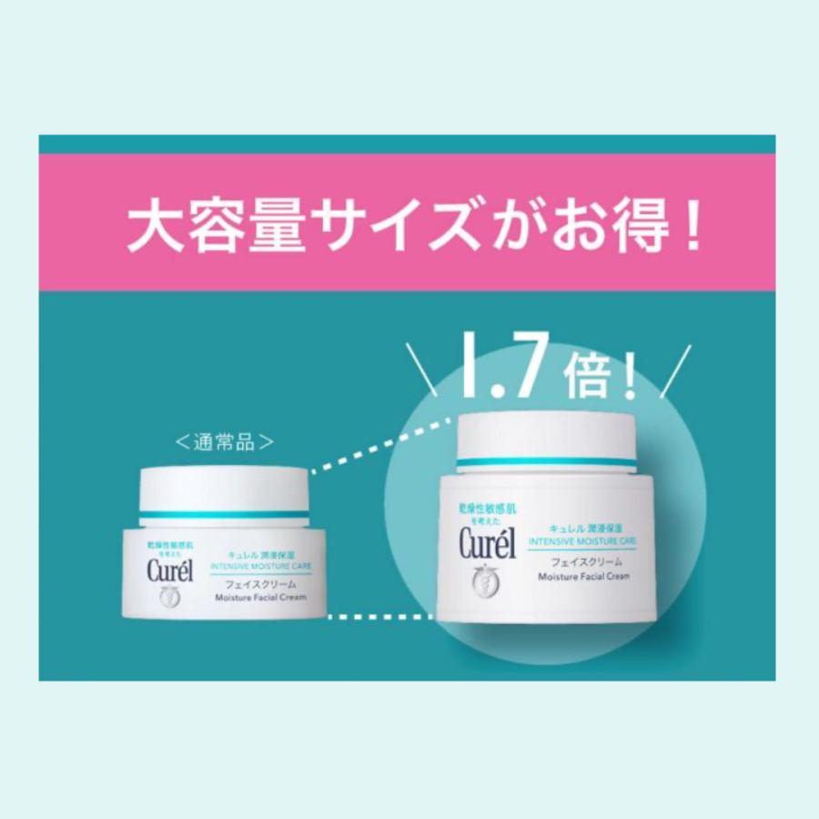 Curel 潤浸保湿 フェイスクリーム 70g 9個セット Curel 花王 キュレル 潤浸保湿 フェイスクリーム 70g 大容量 1.7倍