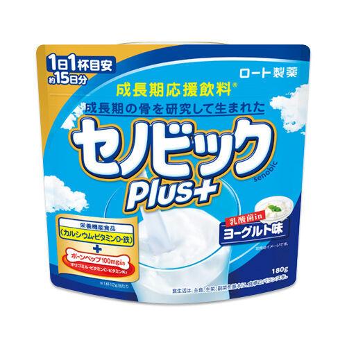 432円 本格派ま セノビックplus ヨーグルト味 180g ロート製薬 成長期応援飲料