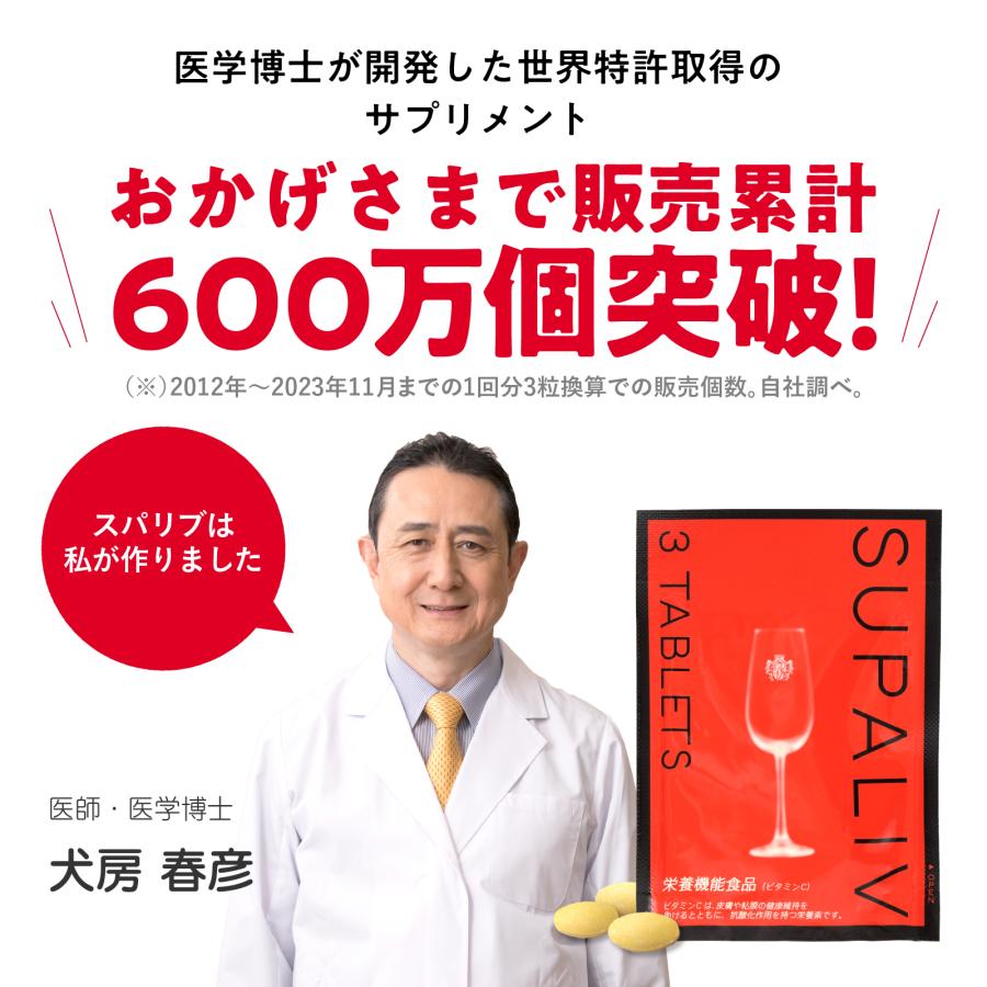 スパリブ　supaliv ビタミンC　サプリメント　アルコール Amazon | SUPALIV [スパリブ]特許取得サプリメント コエンザイム