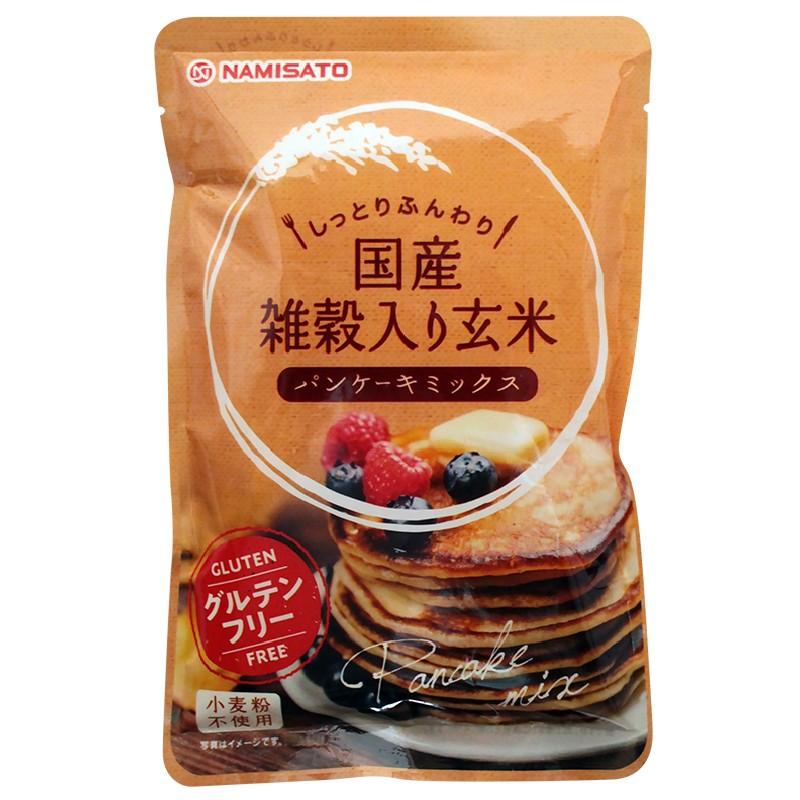 送料無料 ホットケーキミックス 玄米パンケーキミックス 雑穀入り 200g×3袋 国産 グルテンフリー アルミフリー｜super-foods-japan｜11