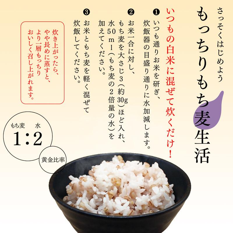 もち麦 国産 ダイシモチ 4.8kg (800g×6袋) 雑穀米 ダイエット｜super-foods-japan｜07