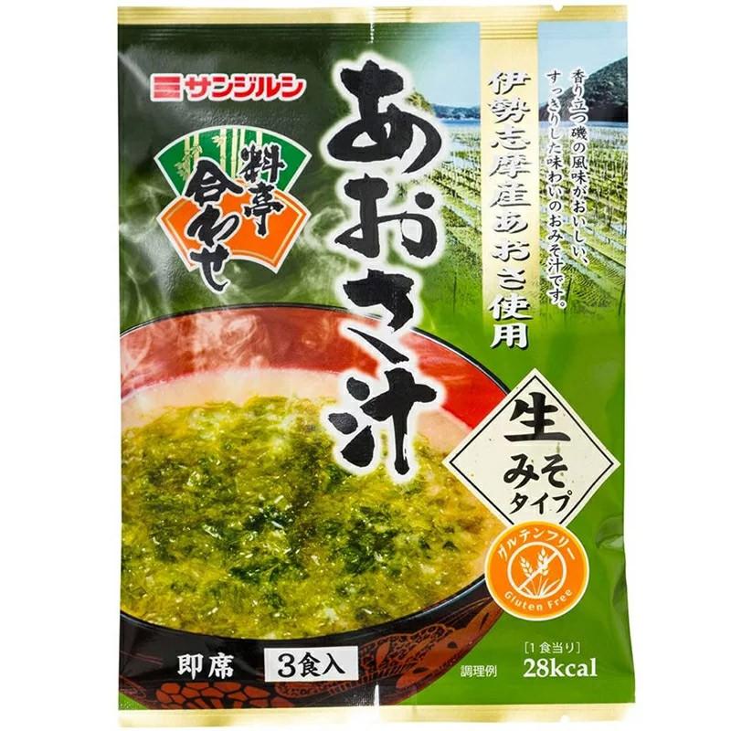 インスタント 味噌汁 即席料亭合わせ あおさ汁 3食入 グルテンフリー Sjaom001 Super Foods Japan 通販 Yahoo ショッピング