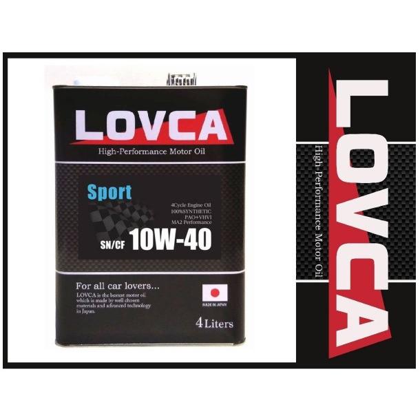 送料無料 LOVCA オイル SPORT 10W-40 4L スポーツ オイル オイル エンジンオイル オートクリエイション ラブカ