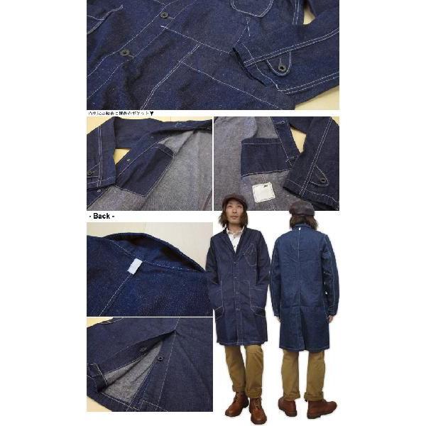 Johnbull コート インディゴ デニム Mサイズ メンズ エスキモー ボア 中古・古着通販】Johnbull (ジョンブル) デニムモッズコート