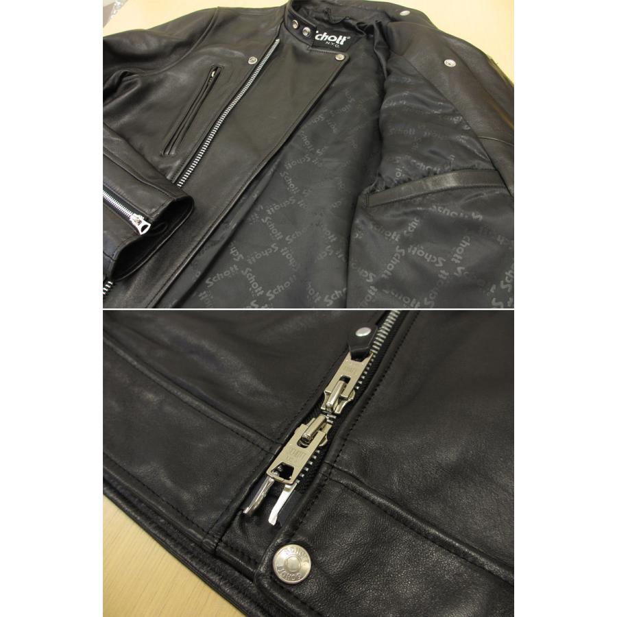 美品 schott ショットNEW DOUBLE BREAST RIDERS L NEW DOUBLE BREAST RIDERS/ダブル ブレスト ライダース | Schott