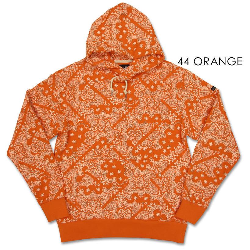 Schott N.Y.C（ショット） SCHOTT ペイズリー柄 フーデッド スウェット 