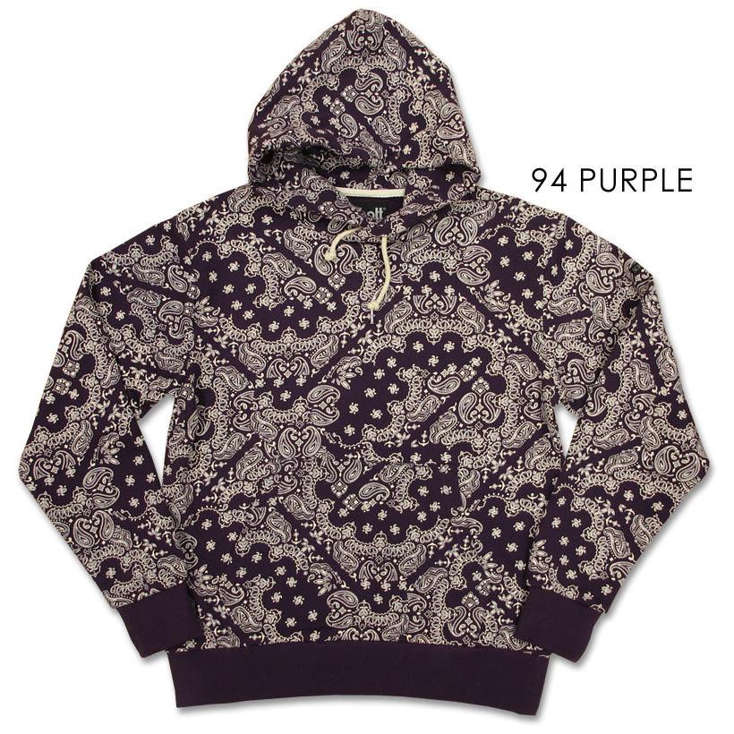 Schott N.Y.C（ショット） SCHOTT ペイズリー柄 フーデッド スウェット 